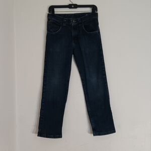 Wrangler kids 12 Husky straight leg jeans dark denim